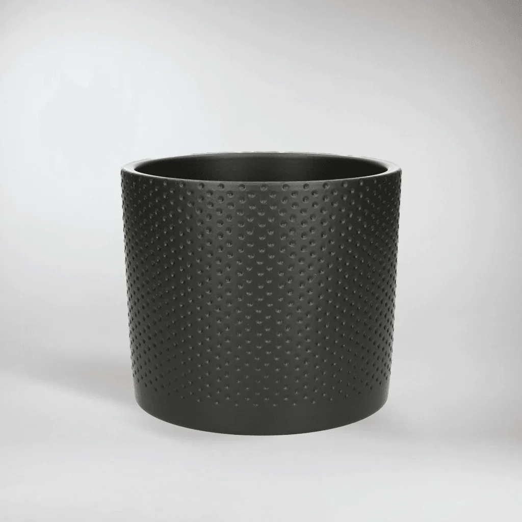 Chess Pot Ø 14 cm Black