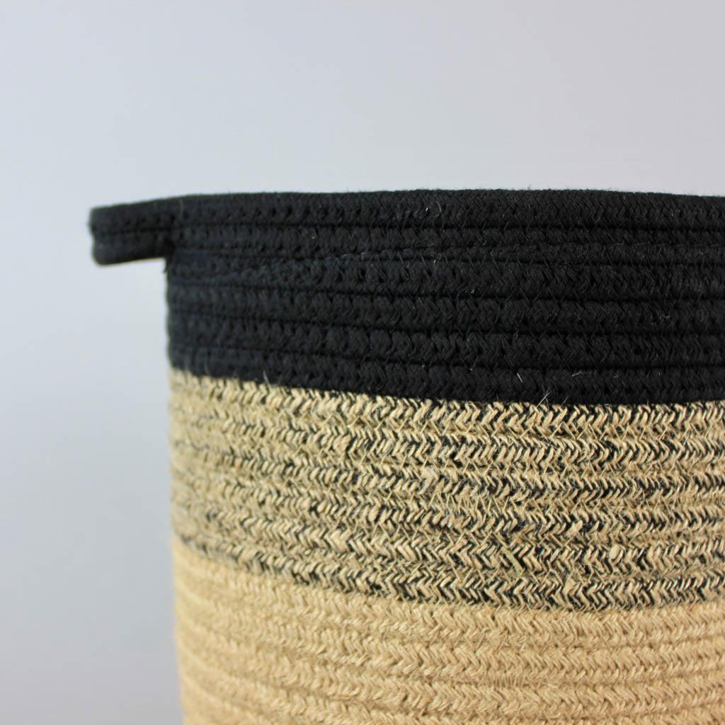 Woven Plant Basket 'Monnochrome' - Image 3
