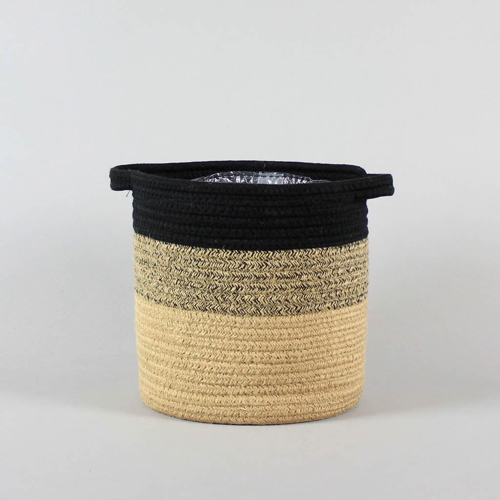 Woven Plant Basket 'Monnochrome' - Image 4