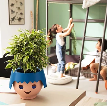 Self-watering Pot 'Playmobil' - 12 cm Different Colours | Playmobil Pot Collection - Image 10