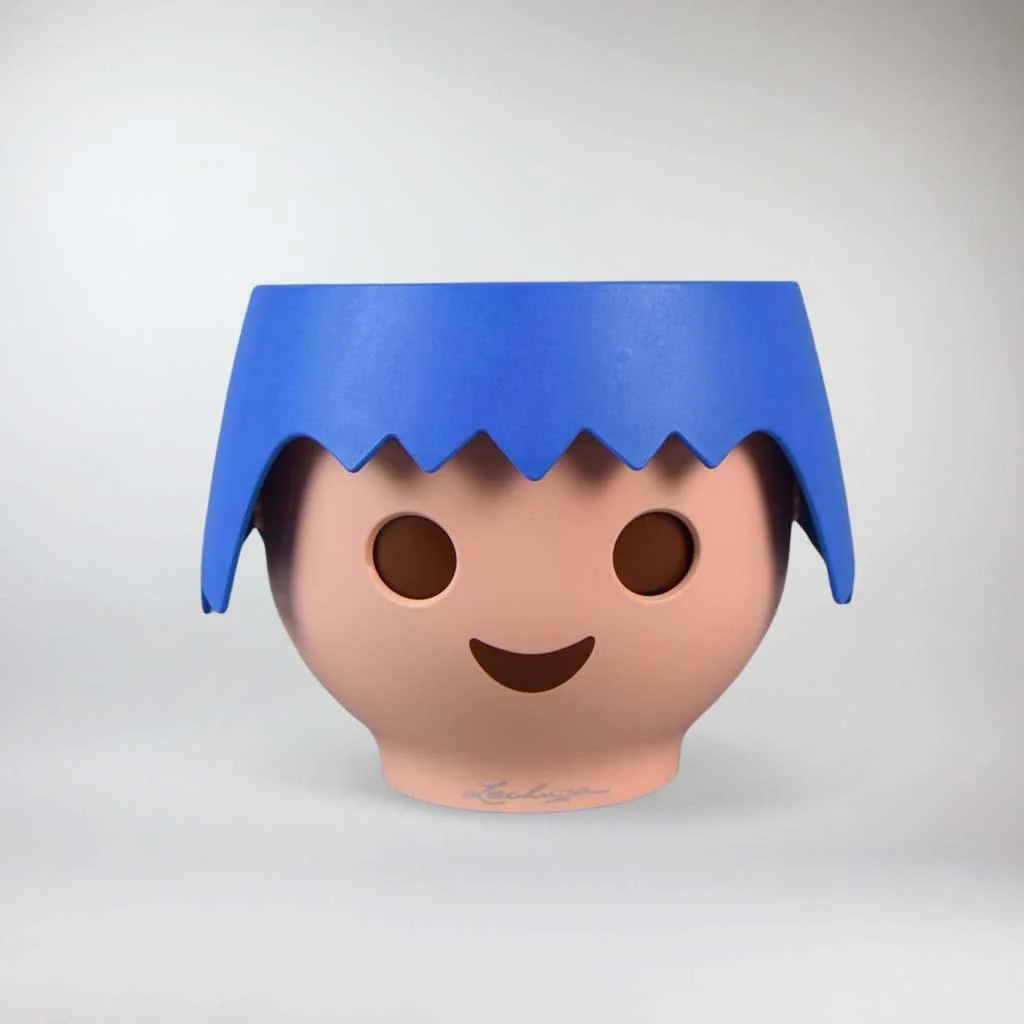 Self-watering Pot 'Playmobil' - 12 cm Different Colours | Playmobil Pot Collection - Image 5