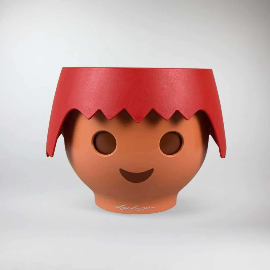 Self-watering Pot 'Playmobil' - 12 cm Different Colours | Playmobil Pot Collection - Image 7